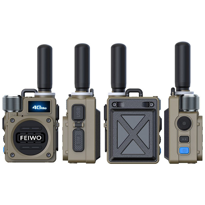 FeiWo G6 Global Walkie-Talkie:Long Range for Family, Construction, Logistics, Transportation, Hotels, Shopping Malls, Outdoors and Emergency Rescue Encrypted Two Way Radios